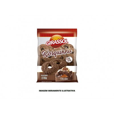ROSQUINHA GIRASSOL CHOCOLATE 1X22X270G